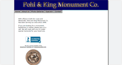 Desktop Screenshot of pohlandking.com